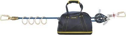 2985-100 :   Ruseable 4 man horizontal rope anchorage line, Safe Keeper. (up to 100ft)