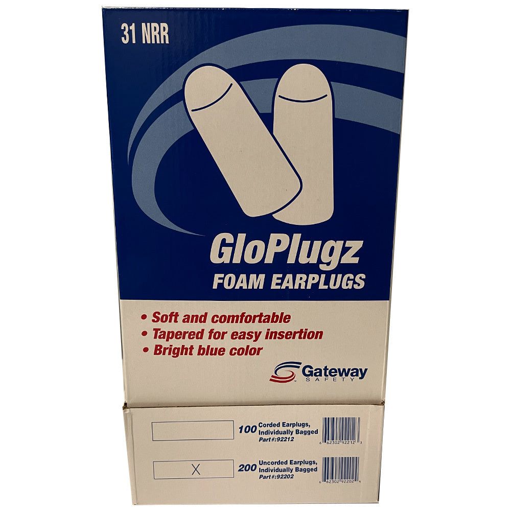 GloPlugz Foam Uncorded Ear Plugs (200 Count)