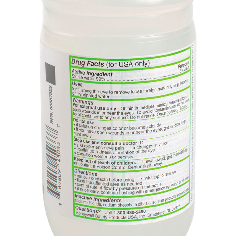 203-32-000455-0000 - 32 oz. Eyesaline® Personal Eyewash Refill Bottle