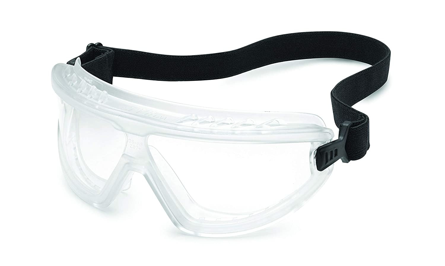Wheelz Stylish and Comfortable Safety Goggle, Clear Anti-Fog Lens, Clear Frame