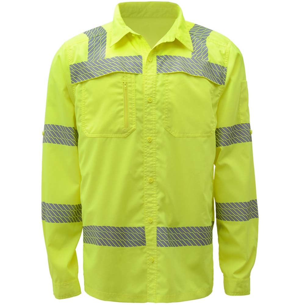 Lightweight Rip-Stop Bottom Down Shirt