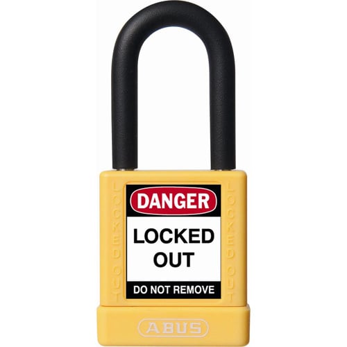 Aluminum Safety Padlock Yellow
