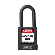 Aluminum Safety Padlock Black