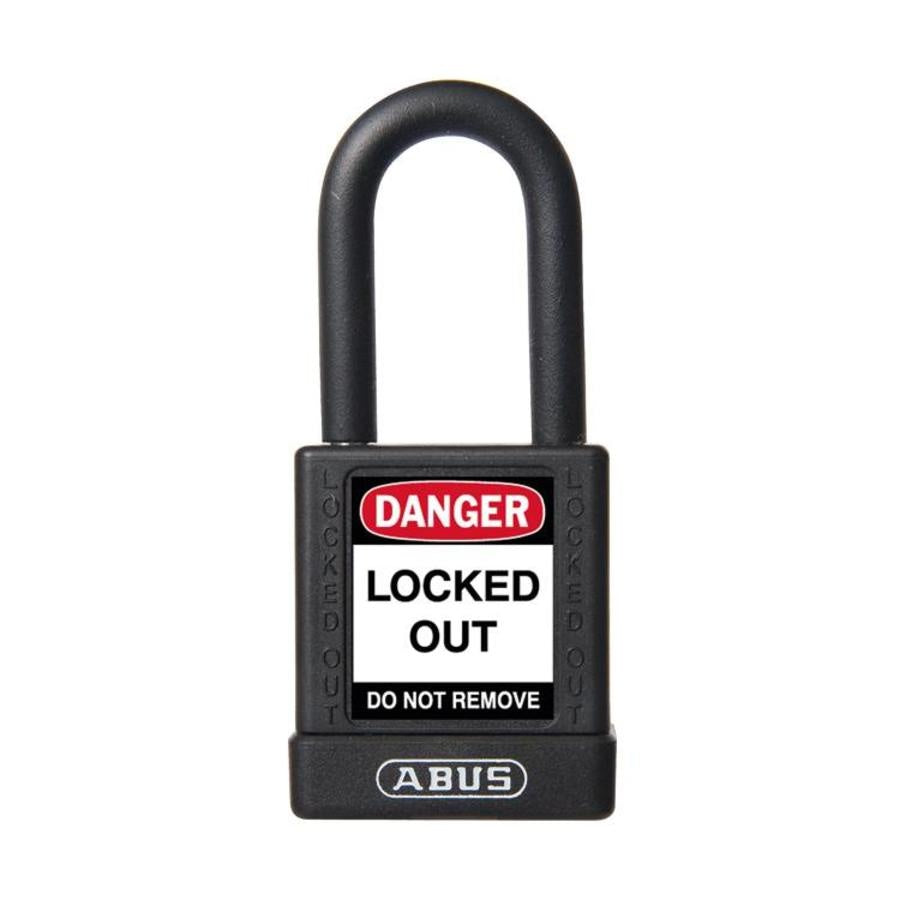 Aluminum Safety Padlock Black