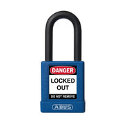 Aluminum Safety Padlock Blue