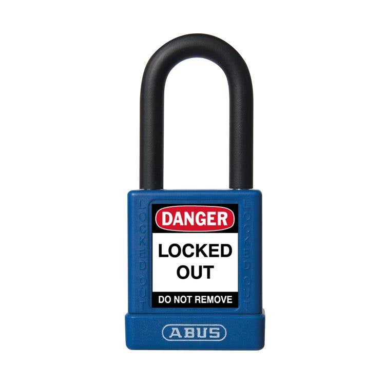 Aluminum Safety Padlock Blue