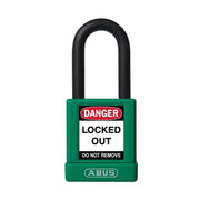 Aluminum Safety Padlock Green