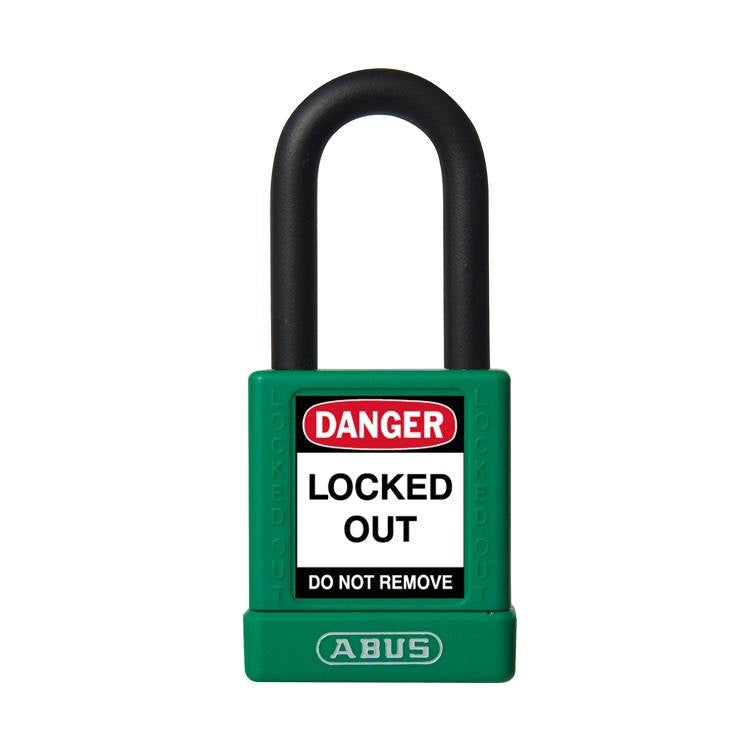 Aluminum Safety Padlock Green