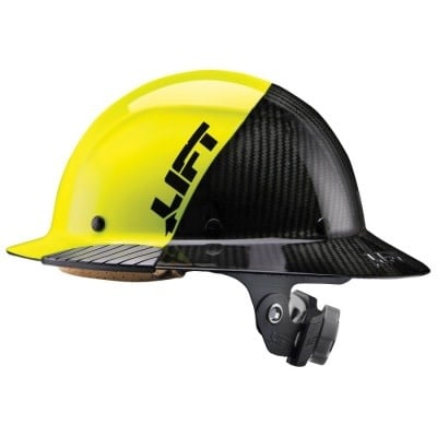 DAX Carbon Fiber Full Brim Hard Hat