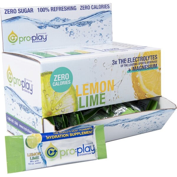 31130 Pro:play Hydration Powder, Lemon Lime, PK50