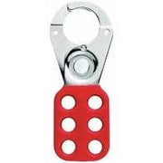93103 - ST0701 ABUS RED STEEL 1" LOCKOUT HASP.