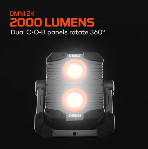 NEB-8NO-0006: Kit Light N Go (Linterna, Luz de Trabajo y Altavoz Inalámbrico)