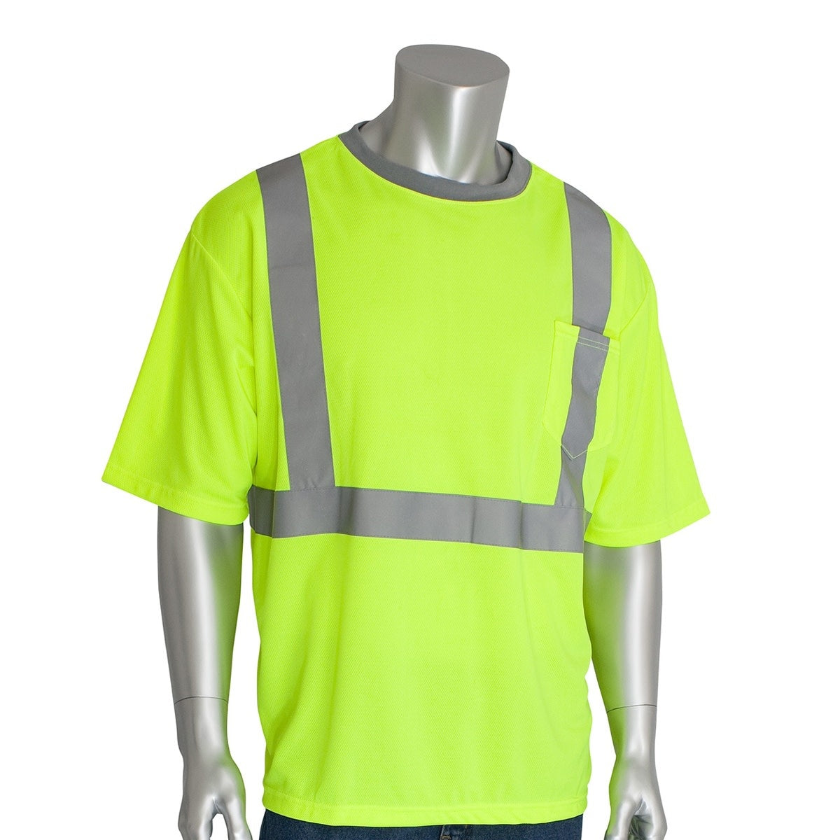 312-1200-LY - ANSI Type R Class 2 Short Sleeve T-Shirt (Yellow)