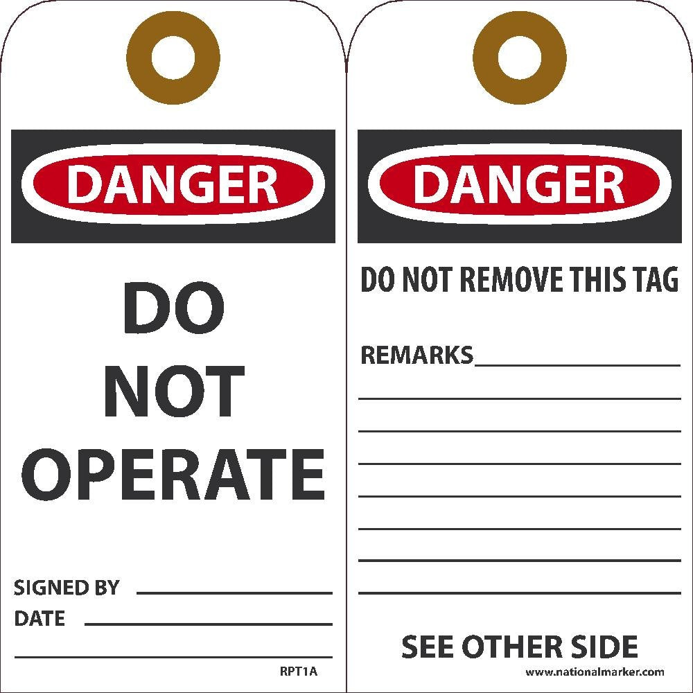 Lockout Danger Tags