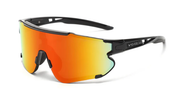Z87-HZ-REDR-POL:   Wye Delta's HIVIZ RED REVO POLARIZED Safety Glasses.  100% UV / ANSI Z87+