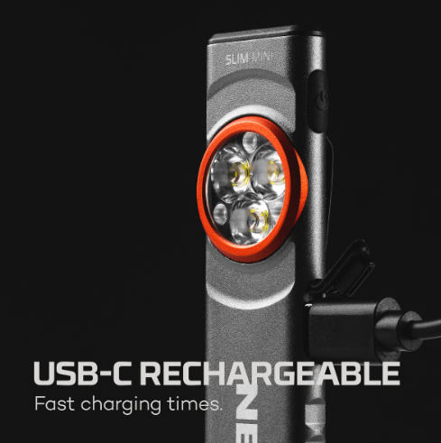 NEB-FLT-1042: Slim Mini Rechargeable Pocket Light