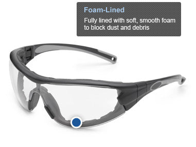 Hybrid Eye Safety Glasses/Goggles