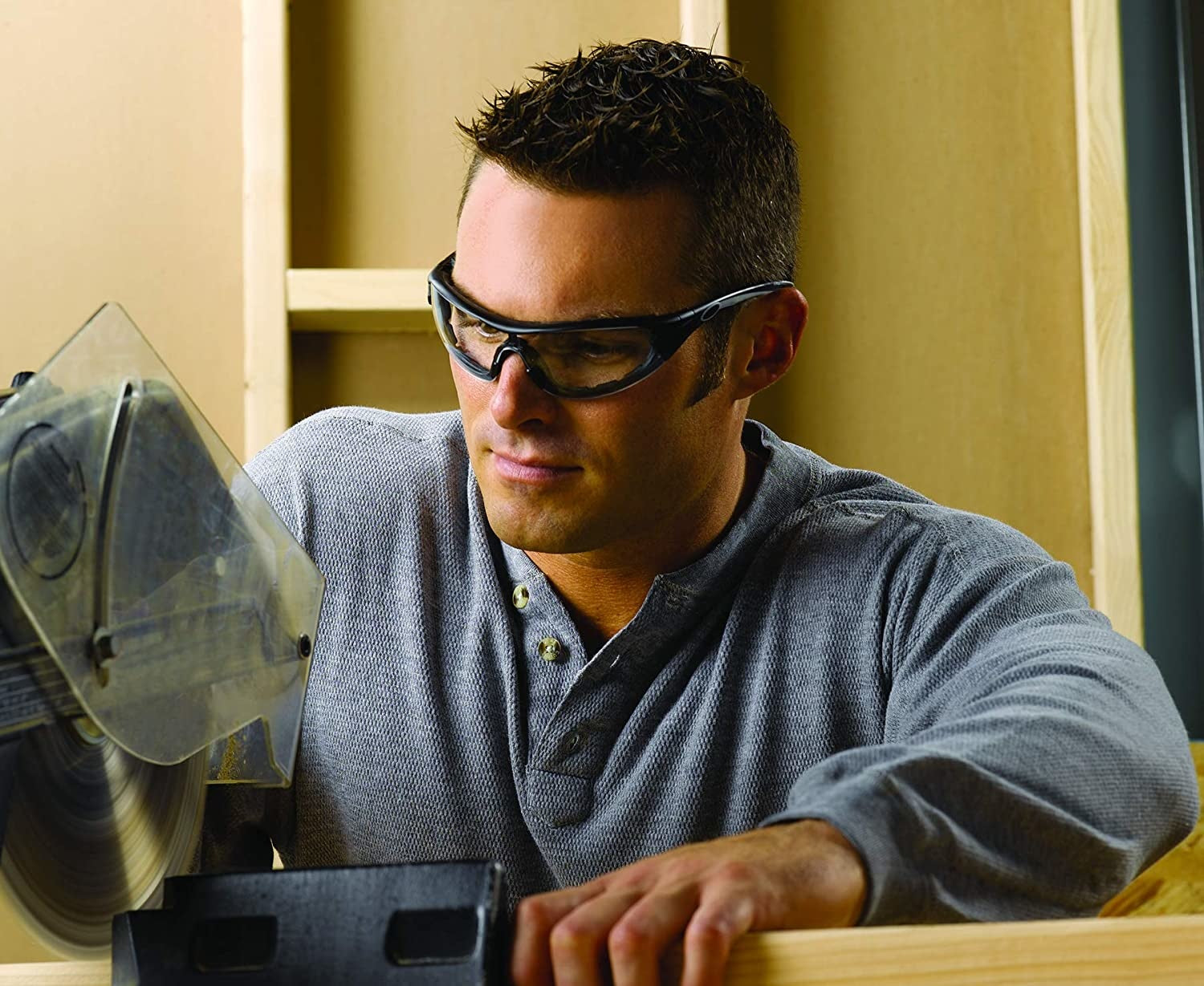 Hybrid Eye Safety Glasses/Goggles