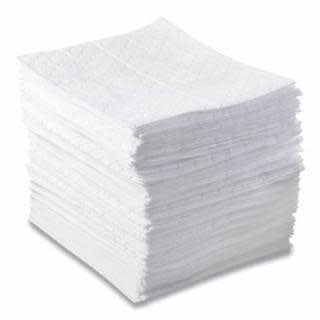 103-AB-BPO100 - Almohadillas absorbentes para aceite, de alto rendimiento, absorben 20,5 galones, 15 x 17 pulgadas (100 almohadillas)