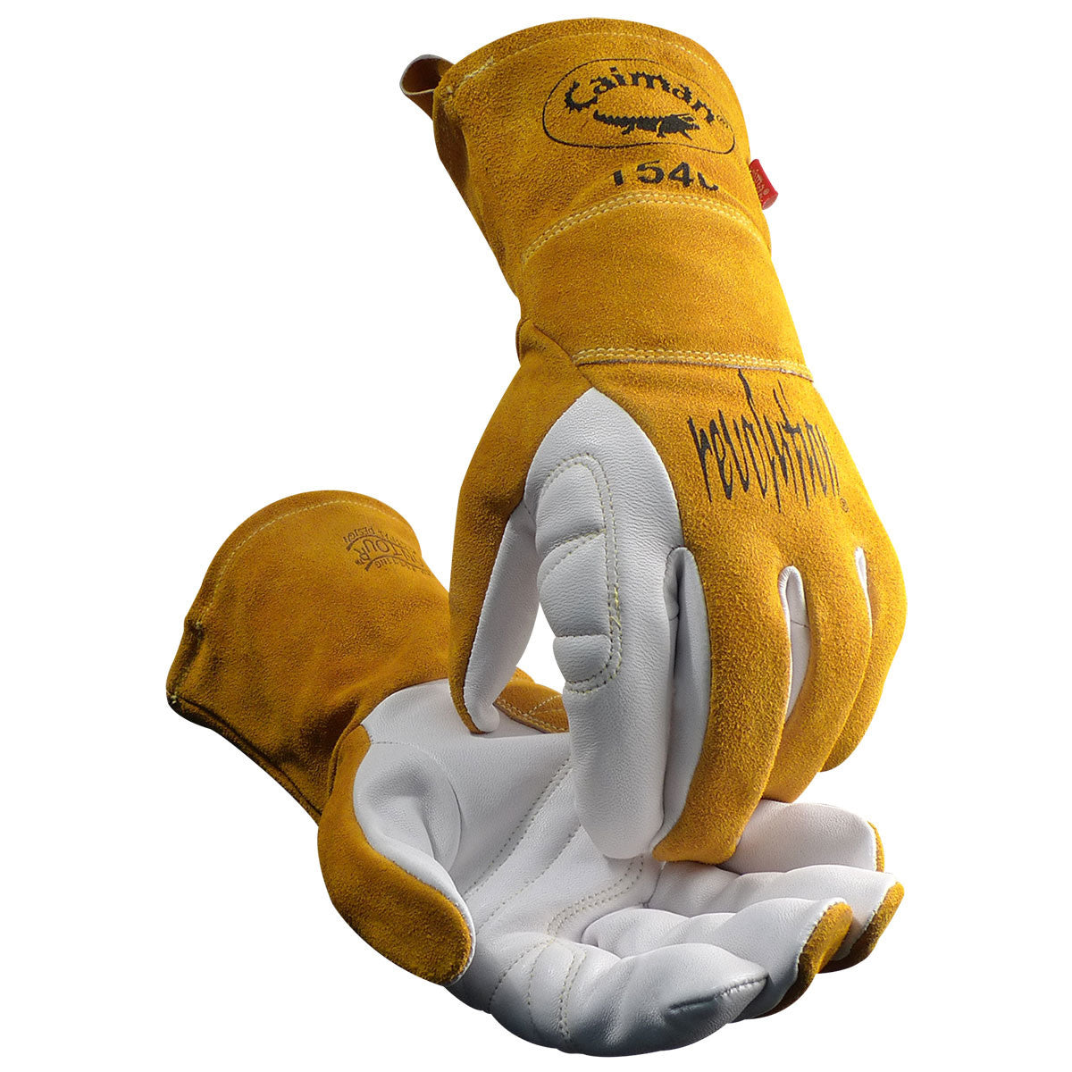 1540-6:   Premium Goat Grain Unlined Palm TIG/Multi-Task Welding Gloves. Size:  XL