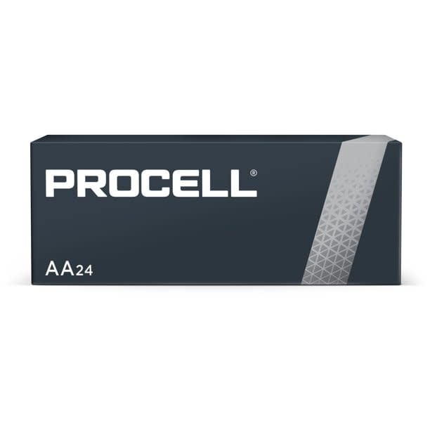 Battery, Non-Rechargeable Alkaline, 1.5 V, AA, 24 Pack (243-PC1500BKD)