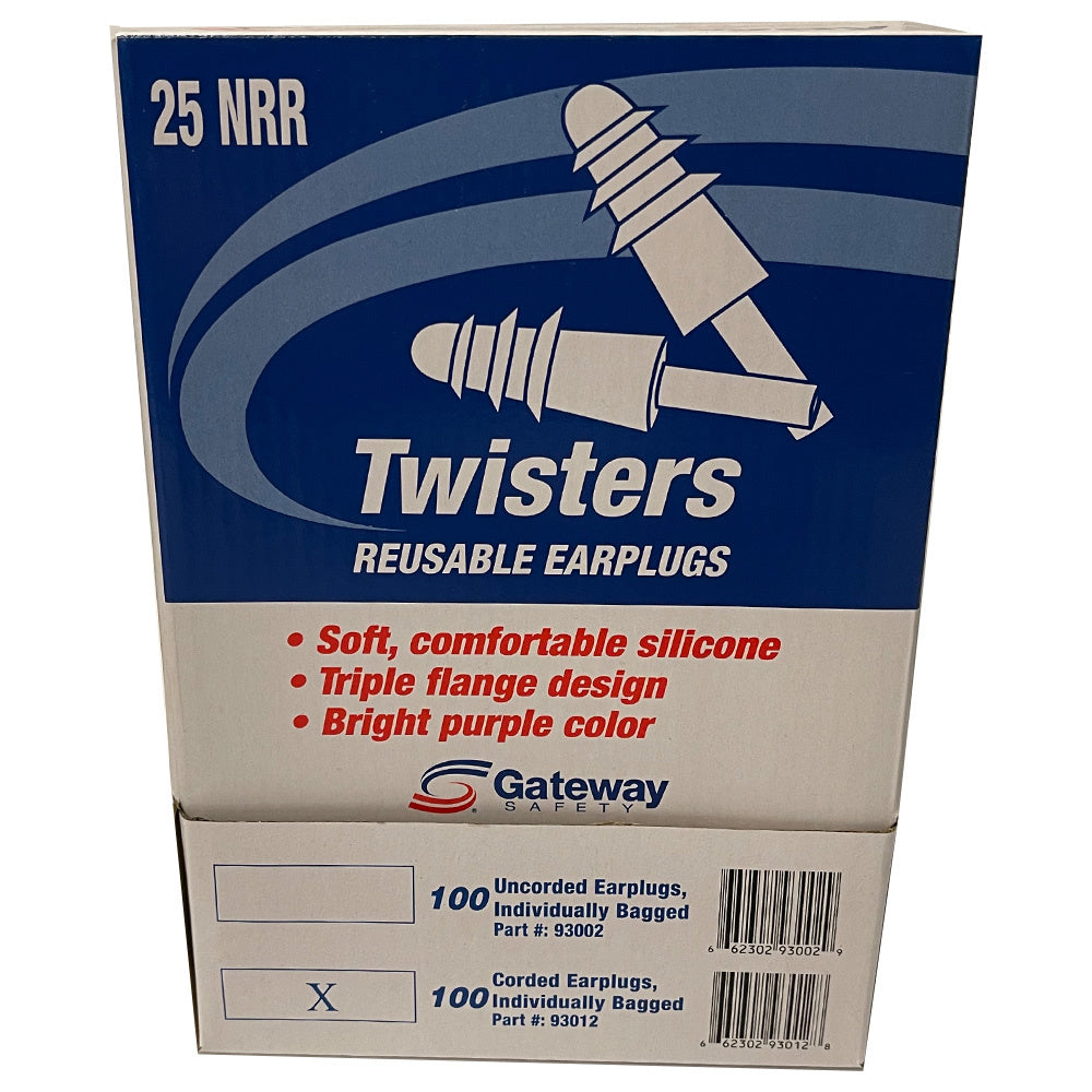 Tapones para los oídos Twisters (100 unidades)