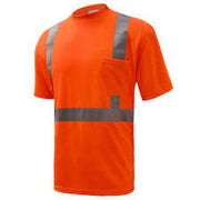5002/5XL - HI-VIS SHORT SLEEVE TSHIRT, ORANGE 5XL