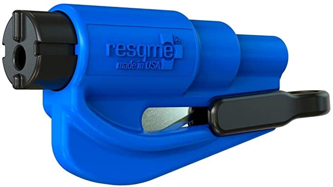 Car Escape Tool / Seatbelt Cutter / Window Breaker (Blue)