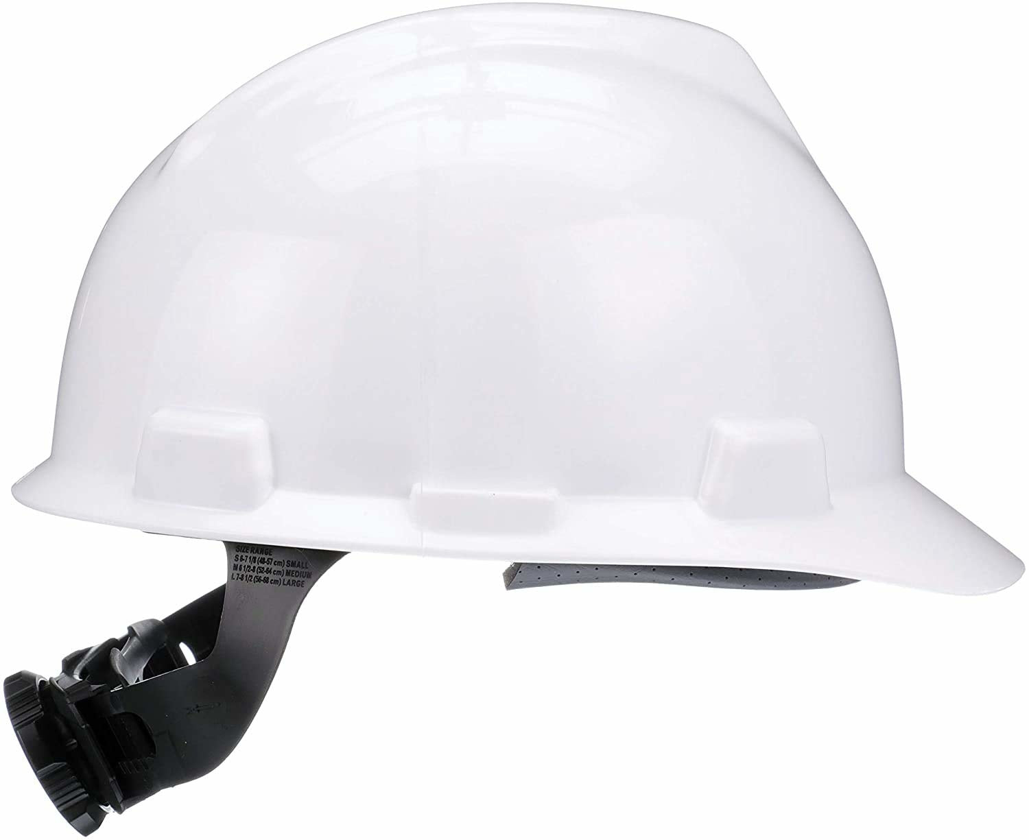 V-Gard Slotted Cap With Fas-Trac III Suspension White (475358) – Safety ...
