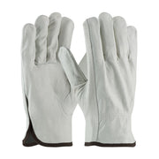 68-163/XXXL:  PIP Leather Drivers Glove with Hi-Vis Fingertips.  Size: 3XL