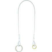 Eslinga de anclaje de cable de acero de 6 pies