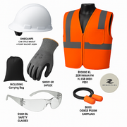 RNHK9 Radians Deluxe Starter Kit - Size L Glove, Orange Size XL Vest with Bag