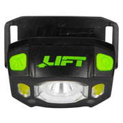 LAC-21BLK: Lift Safety Arclite 340 Lumen Rechargeable Headlamp.