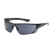 250-32-0521:  Rimless Gloss Black Temple, Grey Lens and Anti-Scratch/Fogless 3 Sixty Coating.