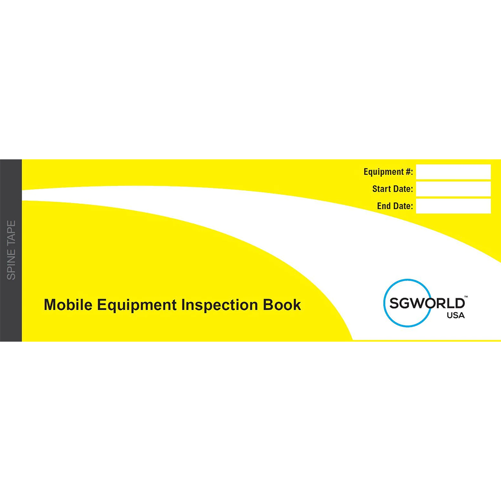 ME-KITPUS - Mobile Equipment Inspection Book 30 Inspections Forms (2-Part Forms)