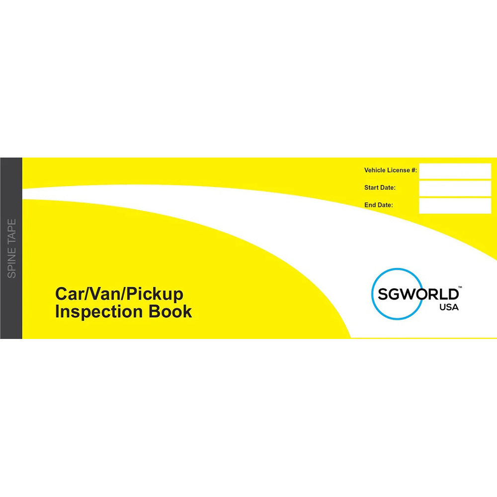CVP-KITPUS - Car, Van Pickup Truck Inspection Book Includes 30 Inspection Forms (2-Part Forms)