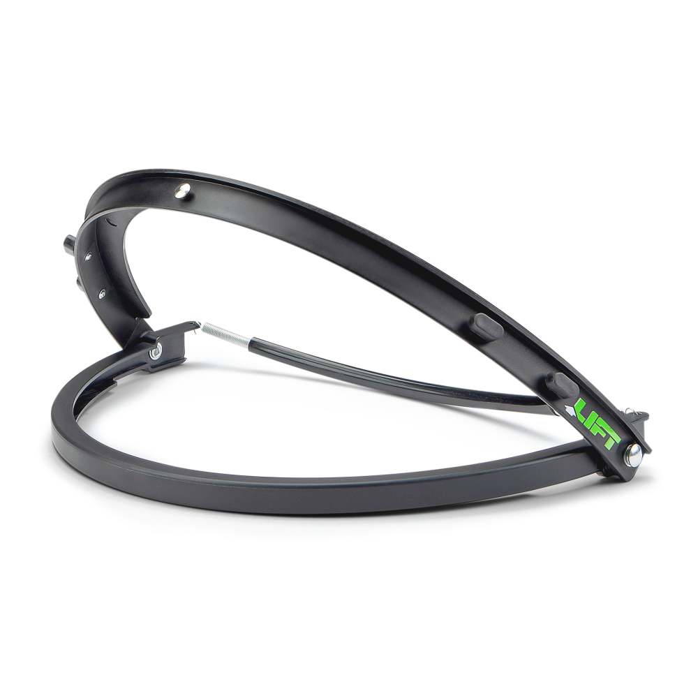 HDVF-23BK: DAX FULL BRIM STYLE FACE SHIELD MOUNTING BRACKET.