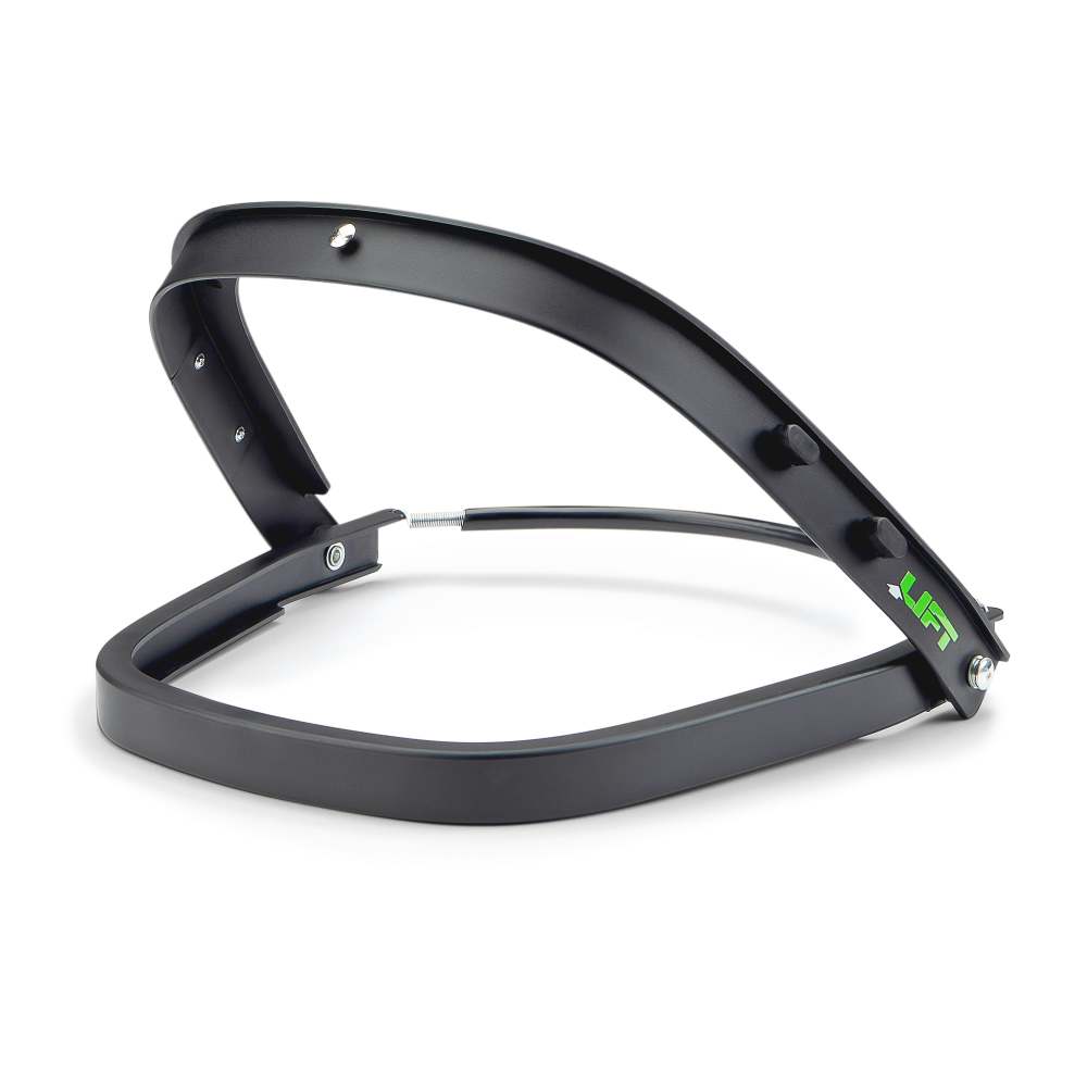 DAX CAP STYLE FACE SHIELD MOUNTING BRACKET.