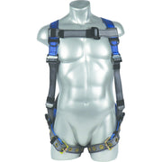 Arnés de cuerpo completo ajustable de 5 puntos Grizzly Economy con anillo D dorsal y hebillas de resorte