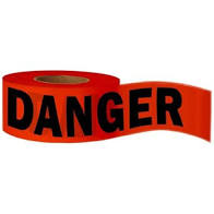 101-R10003 - ANCHOR BRAND DANGER TAPE, 1000FT/ROLL Danger