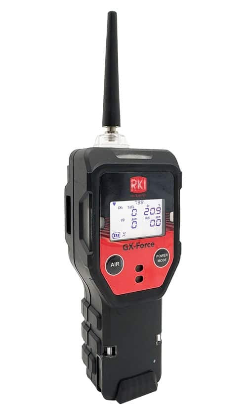 RKI GX-Force Portable 4 Gas Detector