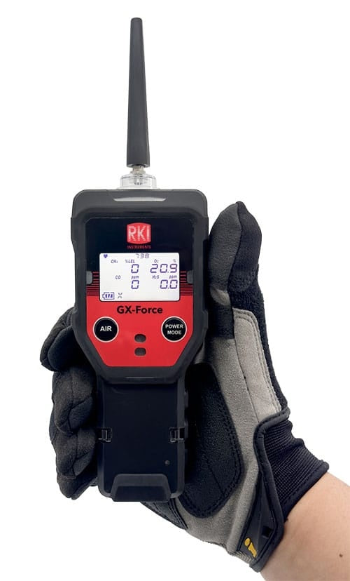 RKI GX-Force Portable 4 Gas Detector