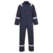 Arc Flash & FR Navy Coverall with Refl. Stripes
