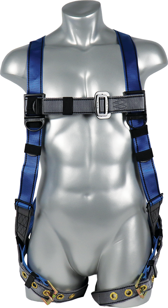 Arnés de cuerpo completo ajustable de 5 puntos Grizzly Economy con anillo D dorsal