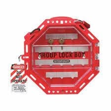 KCC624:  LOTO LOCK BOX.  Surface Mountable with 16 Hooks for up to 44 Locks.
