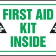 FT-LFSD509XVE - FIRST AID KIT INSIDE / ADHESIVE DURA-VINYL / 3 1/2" x 5" EACH