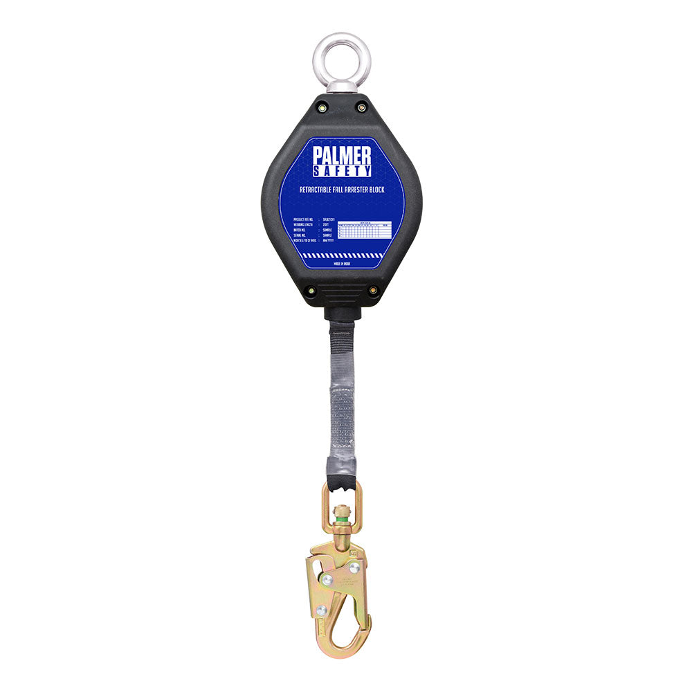 SRL621311C1: Fall Protection 20’ webbed SRL includes a carabiner.