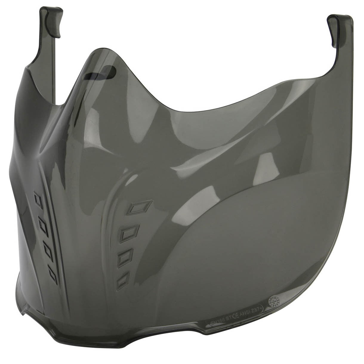 251-60-000V: Bouton Optical Face Shield Attachment for Stone Goggle - Smoke/Gray.