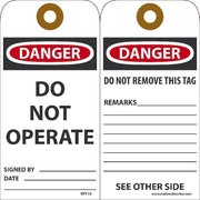 Lockout Danger Tags