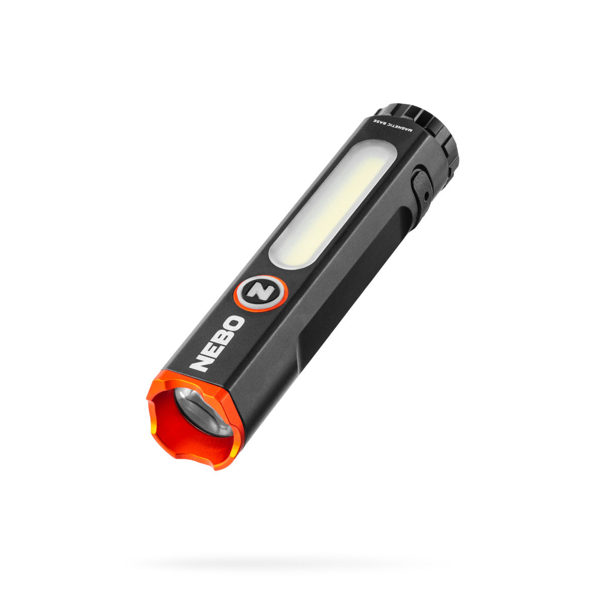 NEB-POC-1004:  MINI LARRY 500 - 500 Lumen Pocket Light with 450 Lumen COB Work Light.